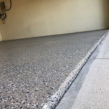 Completed epoxy and concrete coating project by Mr. Epoxy and Paint LLC