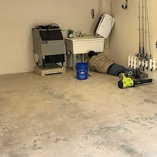 Completed epoxy and concrete coating project by Mr. Epoxy and Paint LLC