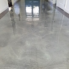 Completed epoxy and concrete coating project by Mr. Epoxy and Paint LLC